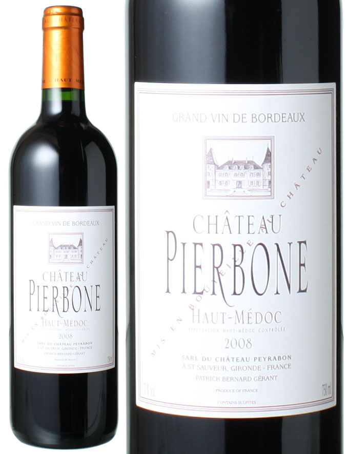 シャトー・ピエルボン　[2008]　＜赤＞　＜ワイン／ボルドー＞　※ヴィンテージが異なる場合があります。