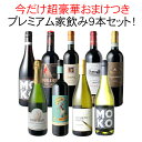 【販売は終了しました】 【送料無料】 ワインセット プレミアム 家飲み ワイン 9本 セット 赤ワイン 白ワイン スパークリングワイン 飲み比べ ソムリエ厳選 贅沢 ミックスセット フルボディ 御祝 誕生日 結婚祝い ギフト プレゼント 第19弾