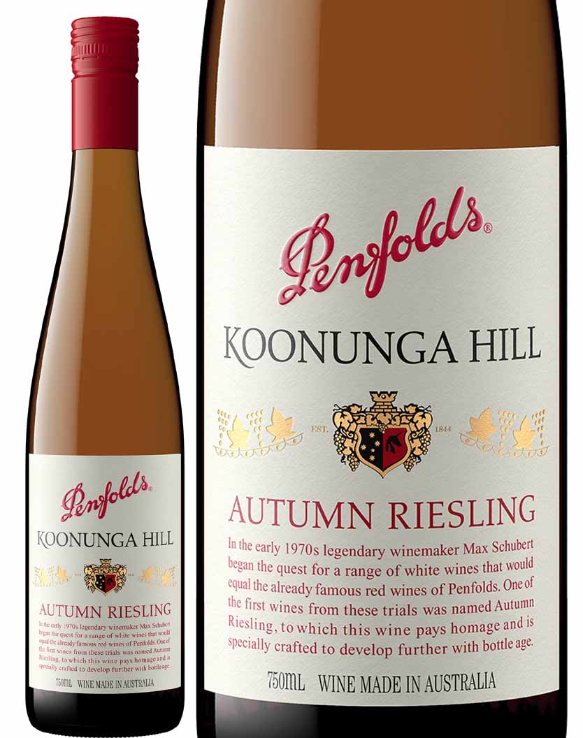 ワイン名Koonunga Hill Autumn Riesling / Penfoldsワイン種別白ブドウ品種リースリング生産者ペンフォールズ生産地などオーストラリア　原産地呼称オーストラリアその他備考