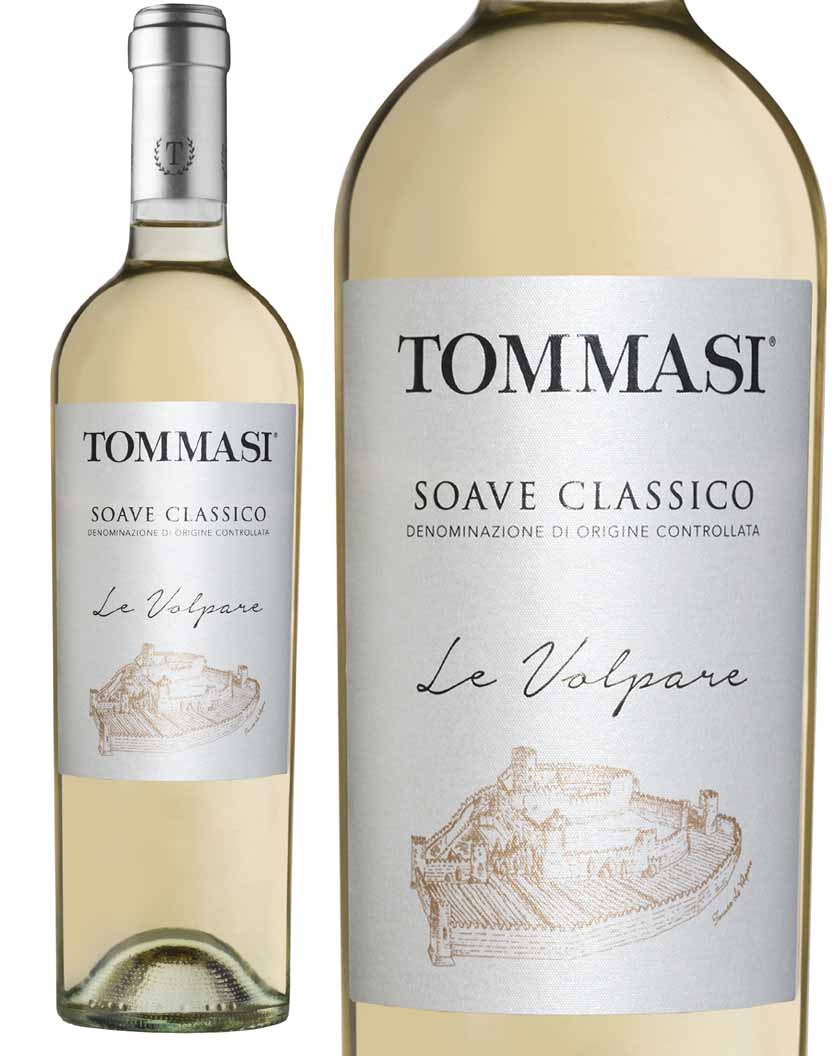 ワイン名Le Volpare Soave Classico / Tommasiワイン種別白ブドウ品種ガルガーネガ生産者トンマージ生産地などイタリア　ヴェネト　ソアーヴェ　原産地呼称DOCソアーヴェ・クラシコその他備考