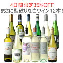 【4日間限定35％OFF】【送料無料】ワインセット 渾身 白ワイン 12本 セット ラインガウ イタリア フランス チリ 型破り白 ギフト 記念日 誕生日 スクリューキャップ 辛口 第47弾