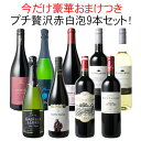 【送料無料】ワインセット ワイン プチ贅沢 全部入り 9本 赤ワイン 白ワイン スパークリング 飲み比べ ソムリエ厳選 ギフト プレゼント 御祝 誕生日 結婚祝...