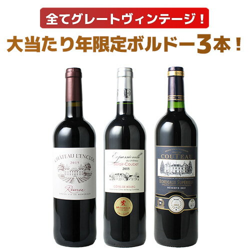 【送料無料】ワインセット 2015年 ボ