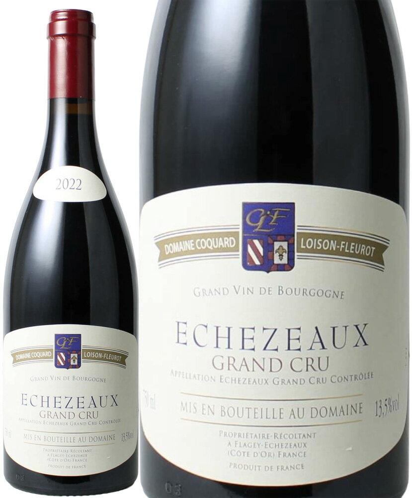 ワイン名Echezeaux Grand Cru / Domaine Coqurad Loison Fleurotワイン種別赤ブドウ品種ピノ・ノワール生産者コカール・ロワゾン・フルーロ生産地などブルゴーニュ　コート・ド・ニュイ　フラジェ・エシ...