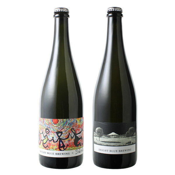 【クール便送料込】ビールセット BRIGHT BLUE BREWING はじめましてセット 瓶 750ml 2本 山梨県 ワイングラスで飲む クラフト ビール ギフト 贈り物 プレゼント 富士山ホップ