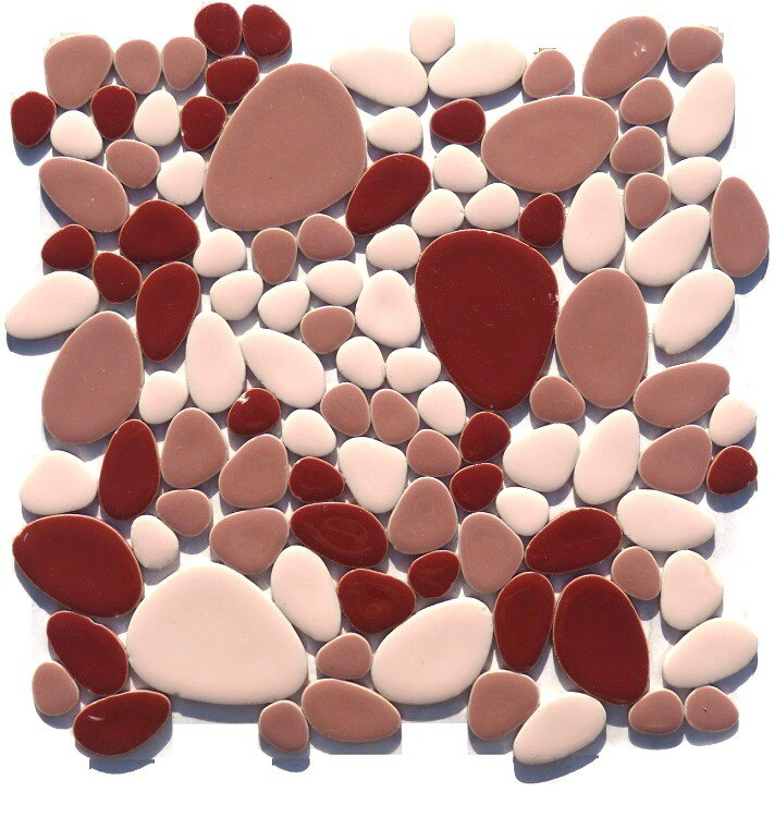 【 玉石タイル 】オールド・ファッションモザイク 敷島 ［ シート販売 ］