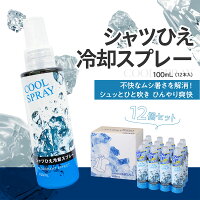 シャツひえ冷却スプレー100mL×12本