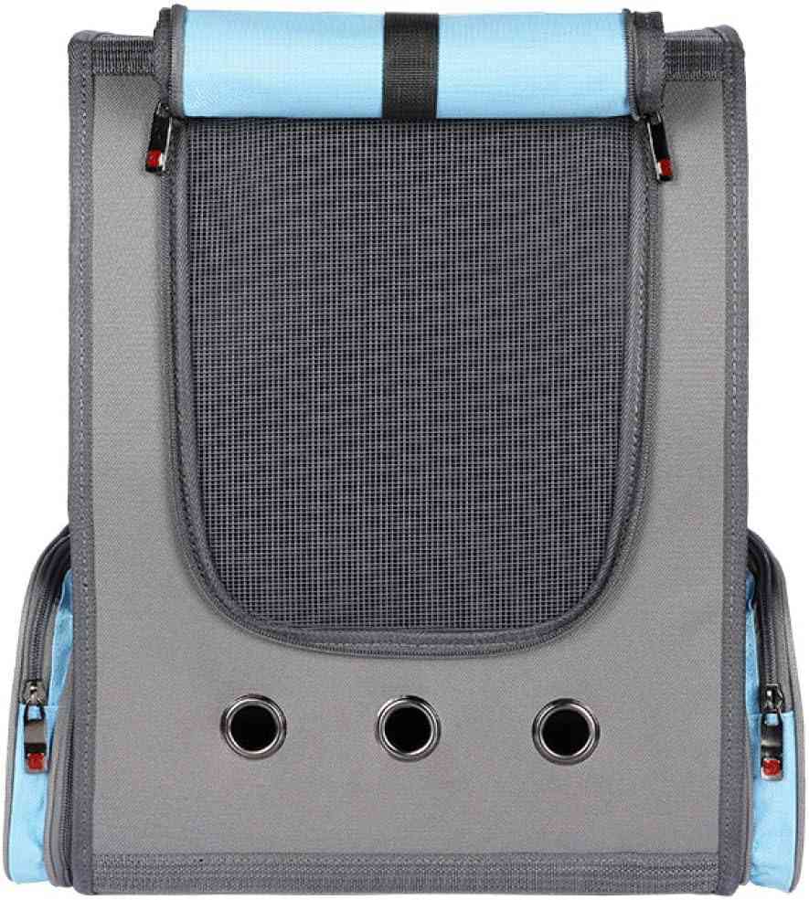 Carry Bags - 電車 散歩 犬キャリーバッグ ブルー コンパクト 軽量 ネコ 猫用キャリー キャリー 犬 折りたたみ 猫 ペットキャリーバッグ ペットリュック 小型犬 キャリーバッグ リュック