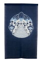 麻のれん 松竹梅 万葉舎 88cm×150cm 日本製 和インテリア 新古典(3)