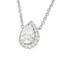 HARRY WINSTON ハリーウィンストン ペアシェイプダイヤ(D0.50ct E-VVS1) マイクロパヴェ ペンダント ネックレス PT950 プラチナ...