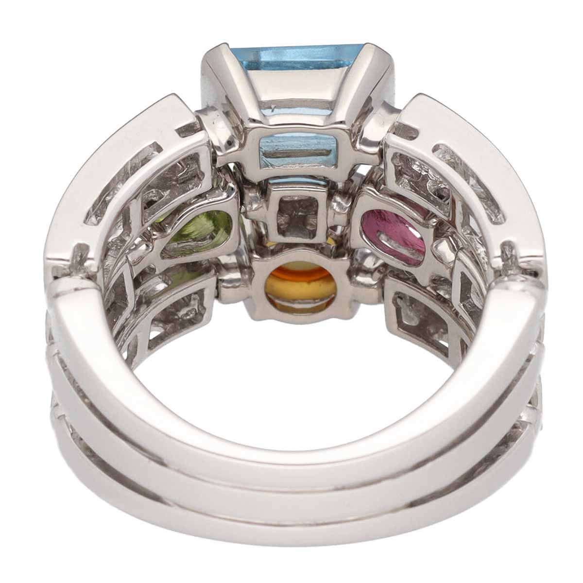 BVLGARI ブルガリ ダイヤモンド シトリン ガーネット トルマリン トパーズ アレグ...