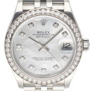 ROLEX ロレックス デイトジャスト31 ダイヤモンド 時計 278384RBR 自動巻 ランダム番 SS ステンレス WG ホワイトゴールド メーカーメンテ...