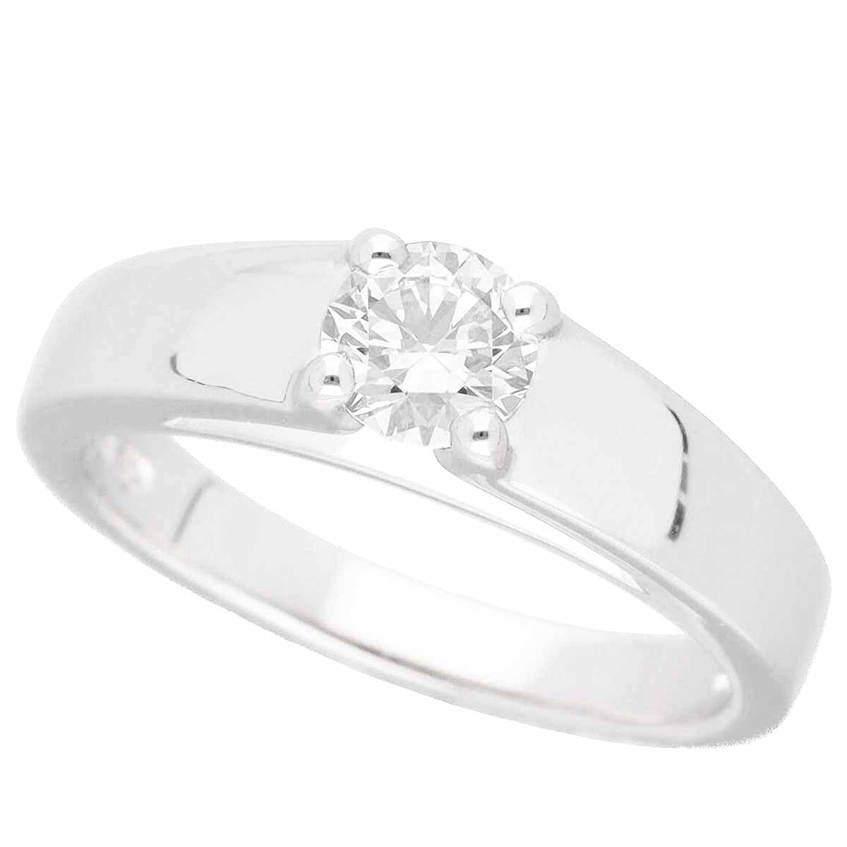 BVLGARI ブルガリ グリフソリテール ダイヤ(D0.41ct F-VS1) リング サイズ約9号 #4...