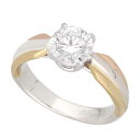 Cartier カルティエ トリニティ ダイヤ(1.02ct G-VVS2)スリーカラー ゴールド ソリテール リング 750 K18 YG WG PG イエロ...