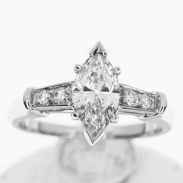 HARRY WINSTON ハリーウィンストン ダイヤ(D0.71ct D-VVS2)マーキーズブリリアント トリスト リング PT950 プラチナ 日本サイズ約7号 #47 HW GIA鑑定書【送料無料】指輪 レディース ソリティア【中古】30861205