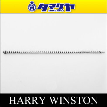 HARRY WINSTON ハリーウィンストン ラウンド テニス ブレスレット ダイヤ(D4.95ct D〜F-VS2up) PT950 プラチナ【送料無料】【代引き手数料無料】レディース HW【中古】30891203
