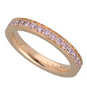 GRAFF グラフ スレッド ピンクダイヤモンド(0.69ct) エタニティ リング 750 K18 PG ピンクゴールド 日本サイズ約8号 #48【送料無料】...