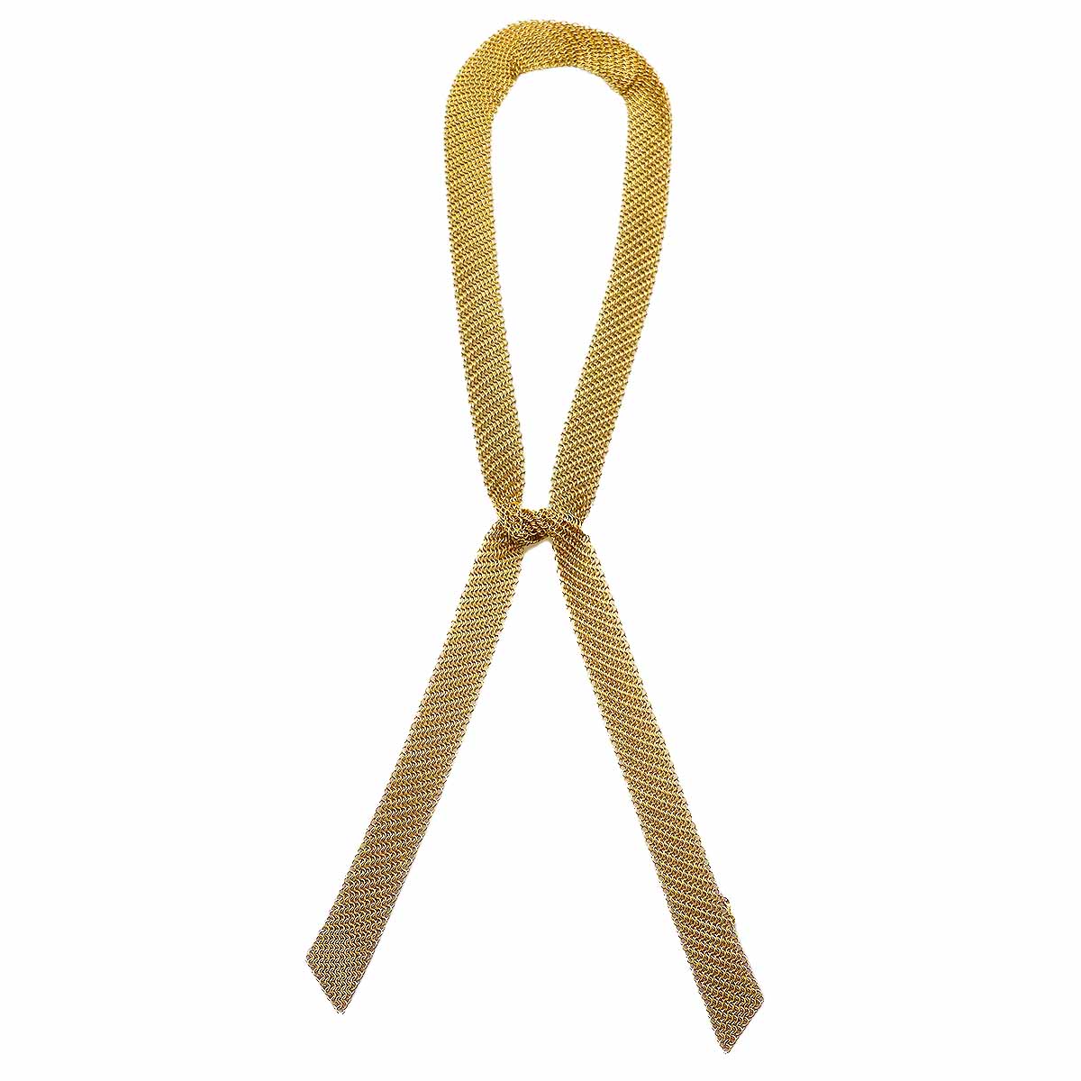 TIFFANY&Co ティファニー メッシュ スカーフ ネックレス 80cm 750 K18 YG イエローゴールド PERET tamariya78-10018146 麻布十番タマリヤ質店楽天市場店 サンプル画像2