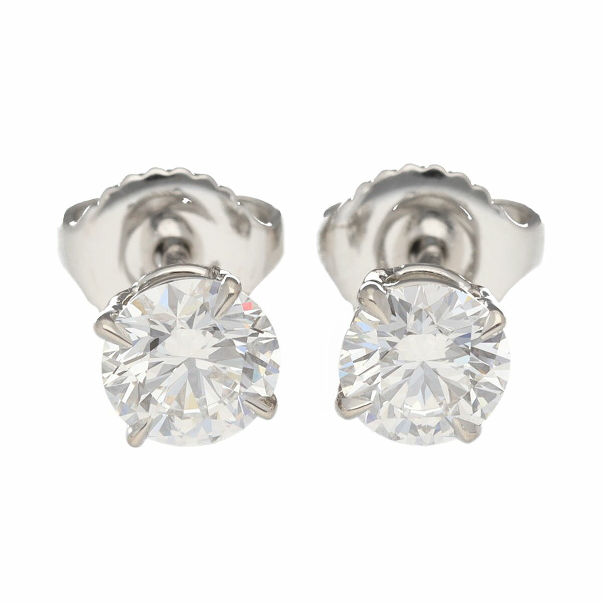 HARRY WINSTON ハリーウィンストン ソリティア ダイヤモンド(0.59ct D-VVS1-Ex/0.50ct D-VS2-Ex) ラウ..