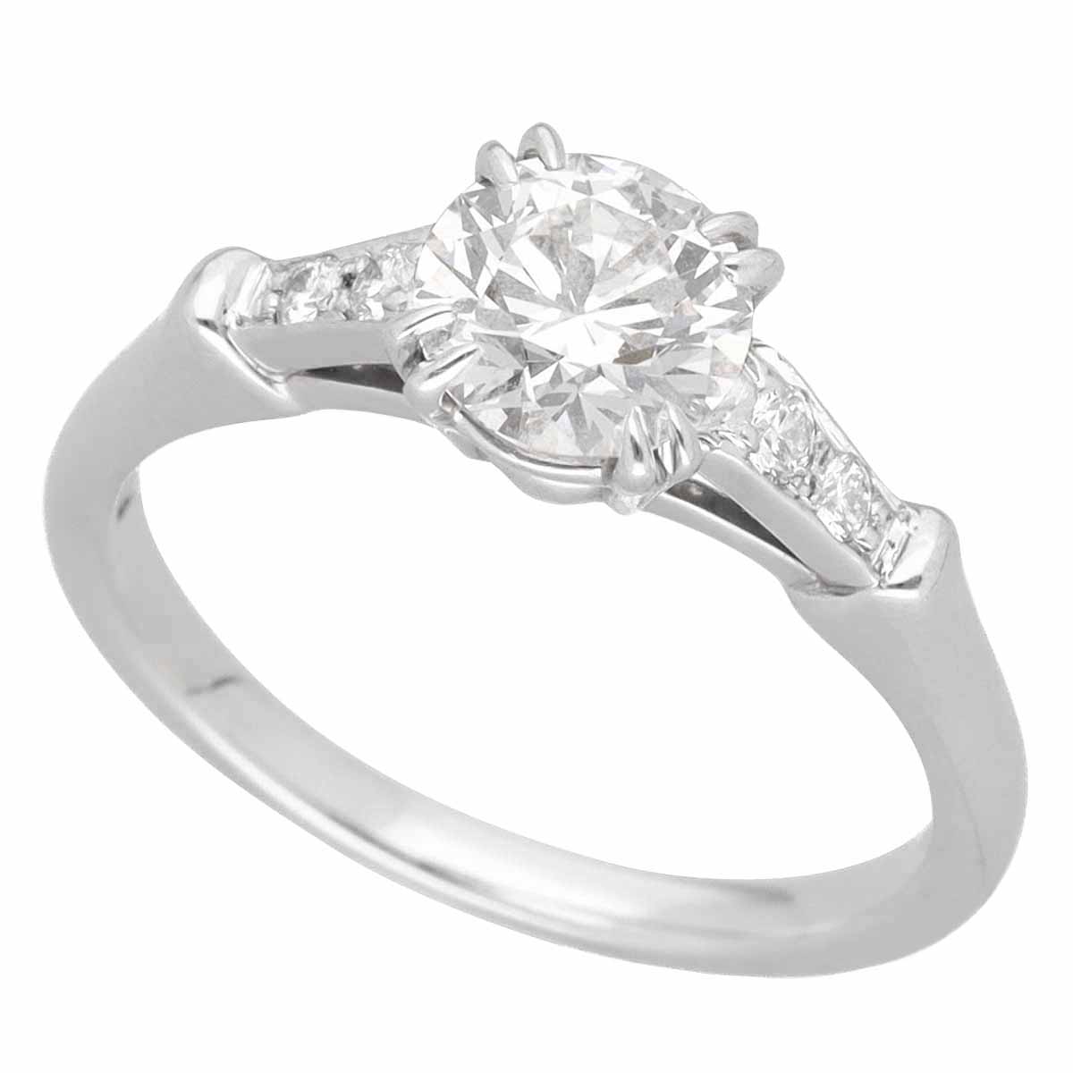乐天商城 - HARRY WINSTON ハリーウィンストン ダイヤモンド(D0.73ct D-VVS1) ラウンド トリスト リング PT950 プラチナ 日本サイズ約7号 #47 HW GIA鑑定書【送料無料】指輪 【中古】23510902