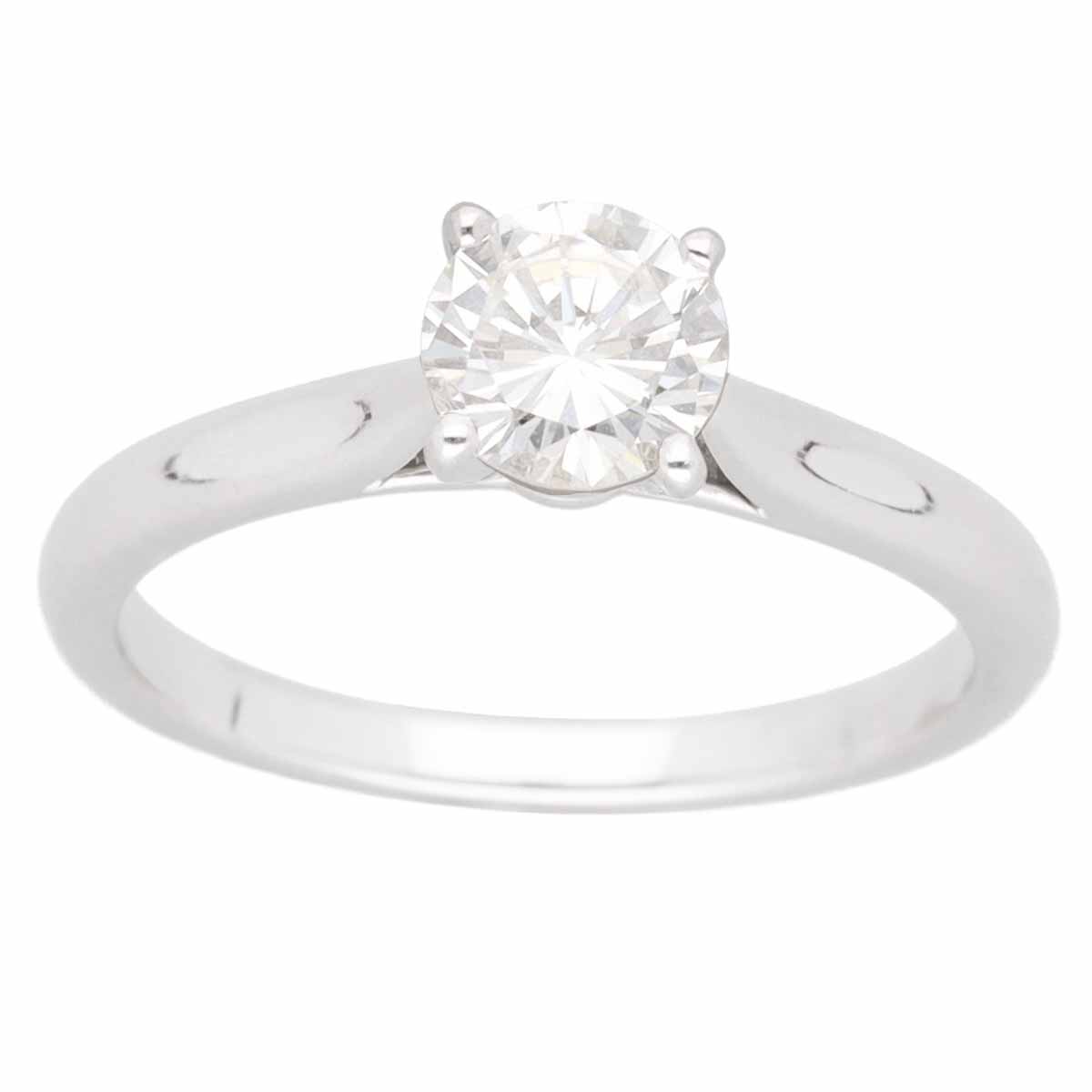 Cartier カルティエ ダイヤ(0.62ct F-VVS2) ソリテール 1895 リング Ref.N4163600 ...