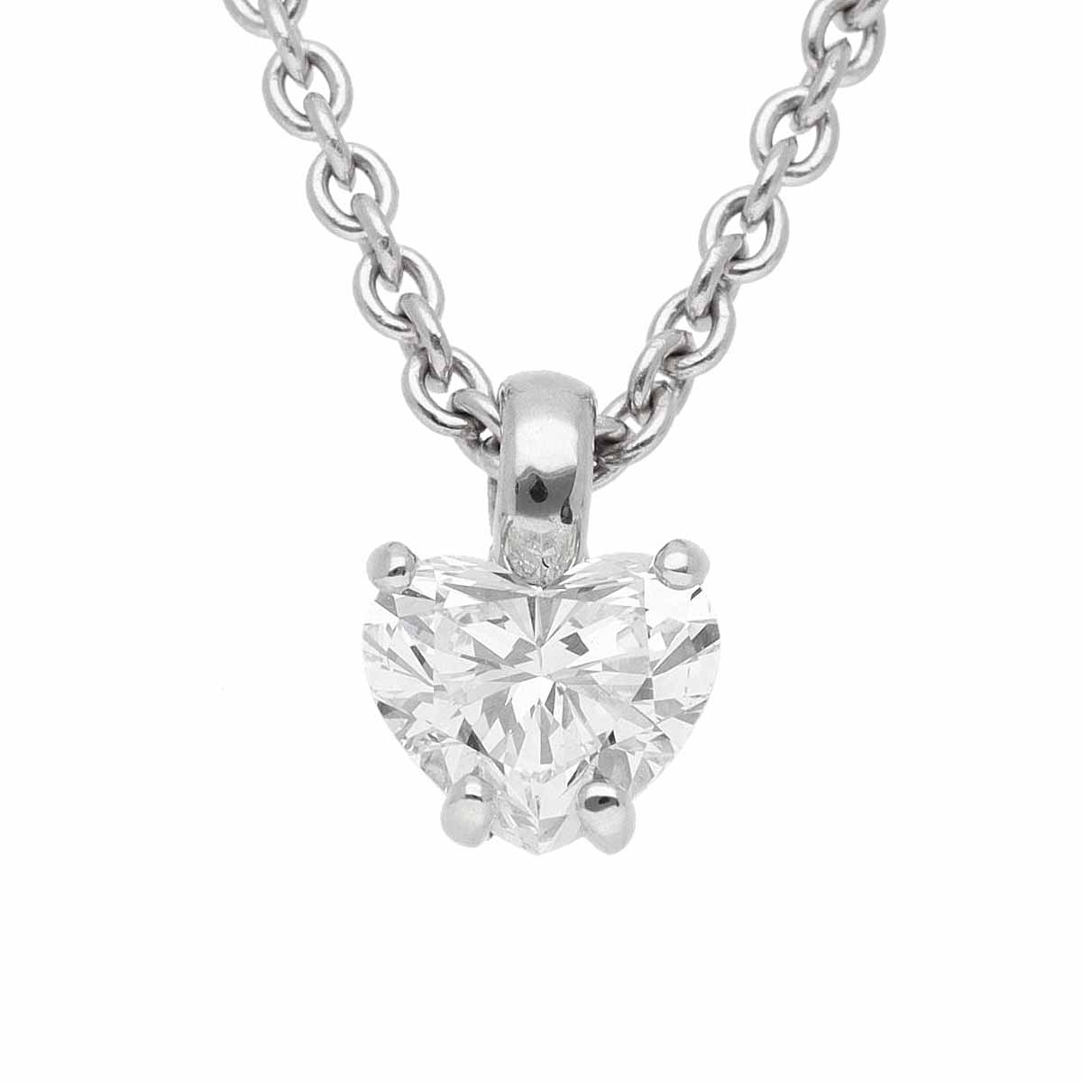 BVLGARI ブルガリ ハートシェイプ ダイヤモンド(1.09ct G-SI1) グリフ ペンダント ...