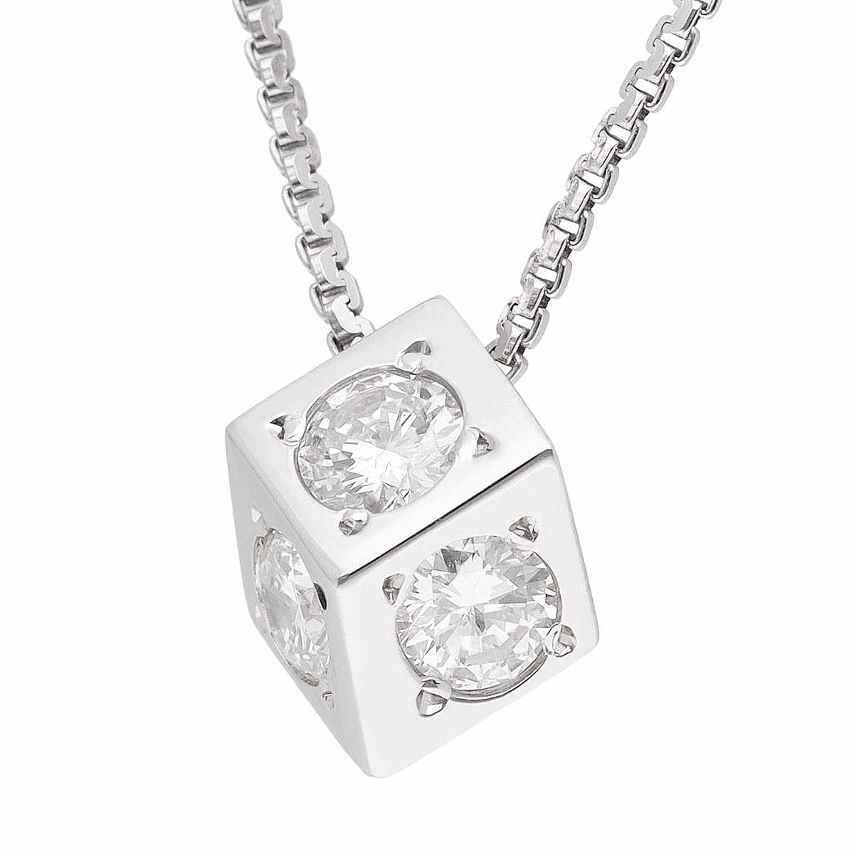 Rakuten - ダイヤモンド(0.545ct) ペンダント ネックレス PT850/900 プラチナ【送料無料】【代引手数料無料】【中古】23300513