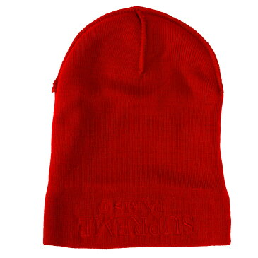 【新品】SS19BN9 Supreme シュプリーム TONAL LOGO BEANIE RED フリーサイズ 100％アクリル Made In China【送料無料】男女兼用　帽子【代引き手数料無料】31530746価格交渉・下取可/全商品】03-3455-7834☆送料無料！代引手数料無料！