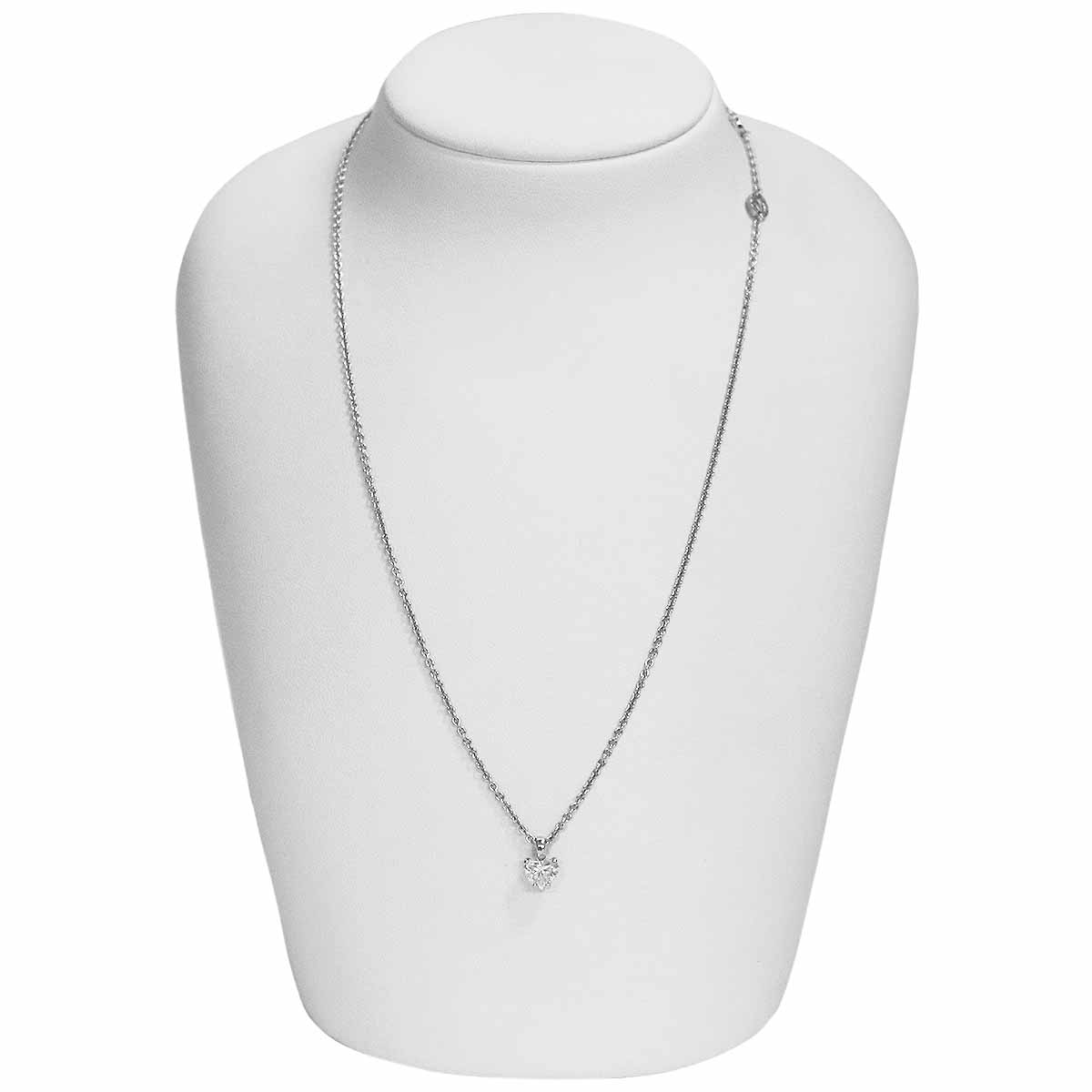 BVLGARI ブルガリ ハートシェイプ ダイヤモンド(1.09ct G-SI1) グリフ ペンダント ...