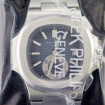 PATEK PHILIPPE パテックフィリップ ノーチラス クロノグラフ SS ステンレス 5980/1A-001 ブレスレット 自動巻き ブルー文字盤【送料無料】【代引き手数料無料】時計【中古】22000501