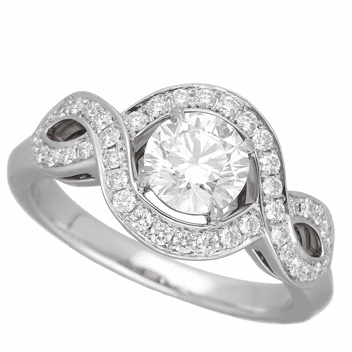 HARRY WINSTON ハリーウィンストン ダイヤモンド(0.70ct E-VS2-3EX) リリークラスター ・バイ・HW リング PT950 プラチナ 日本サイズ約8号 #48 HW GIA鑑定書指輪22400606