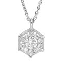 ダイヤモンド(0.21ct) ペンダント ネックレス Pt850/900 プラチナ22751040