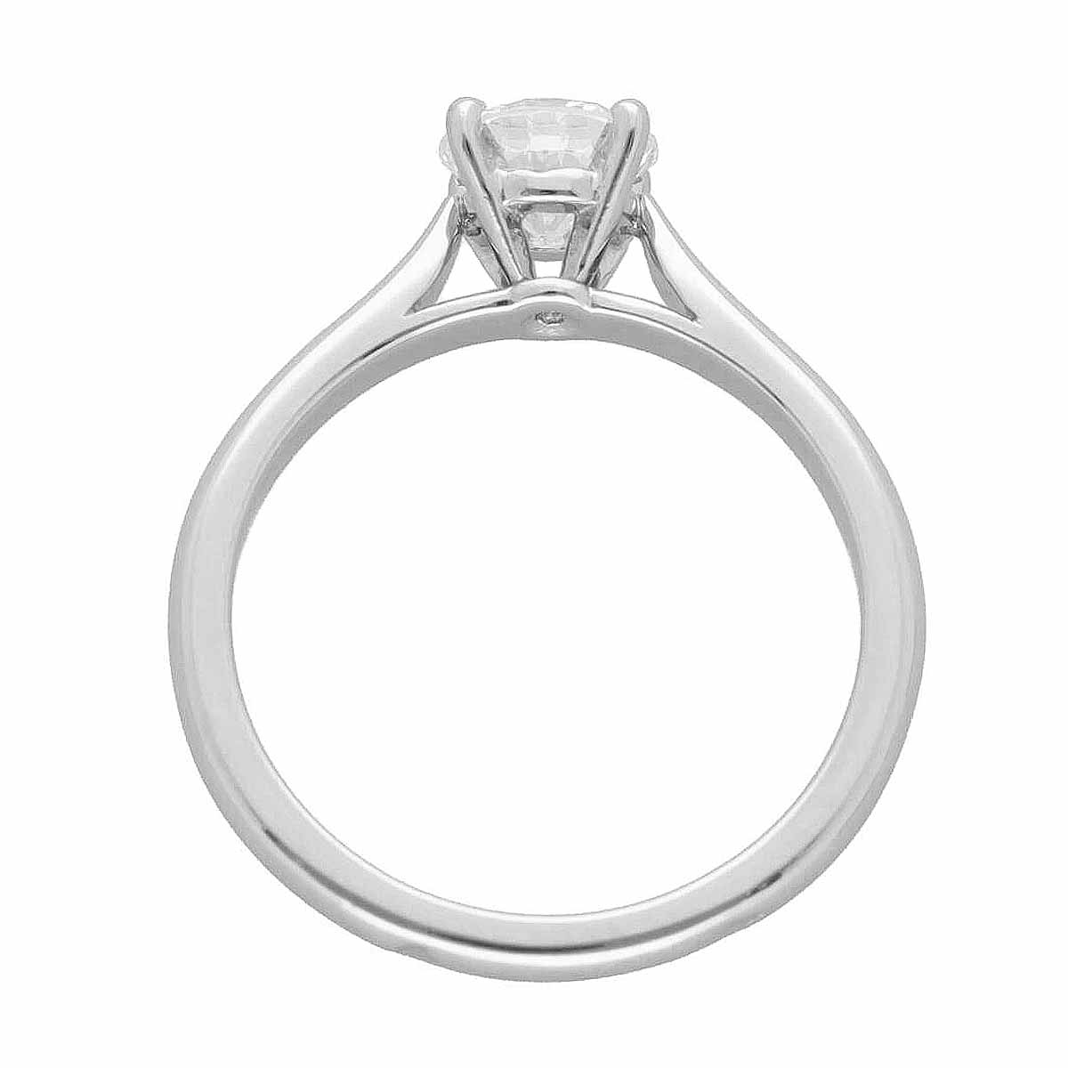 Cartier カルティエ ダイヤ(0.62ct F-VVS2) ソリテール 1895 リング Ref.N4163600 ...