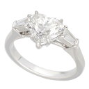 HARRY WINSTON ハリーウィンストン ダイヤモンド(1.60ct F-VS2) ハートシェイプ クラシック リング PT950 プラチナ 日本サイズ約8号 #48 HW GIA鑑定書【送料無料】【代引き手数料無料】指輪【中古】24060225