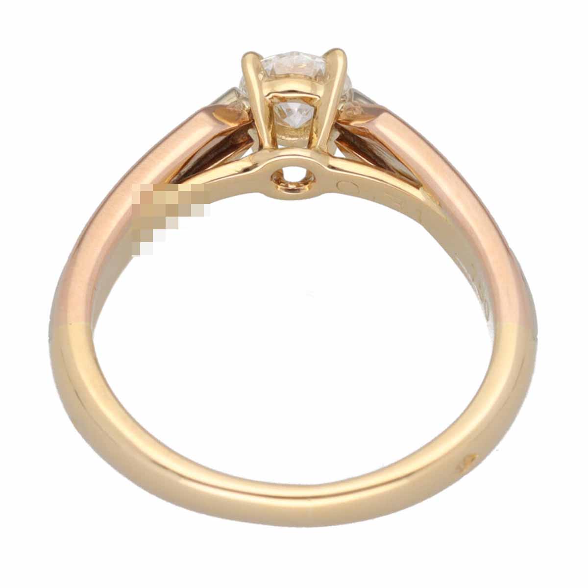 Cartier カルティエ トリニティ ダイヤモンド(0.31ct F-VVS1）スリーカラー ゴール...
