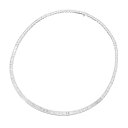 バゲットカットダイヤモンド(10.21ct)チョーカー ネックレス 約44cm Pt900 プラチナ 鑑別書【送料無料】【代引き手数料無料】【中古】250201...