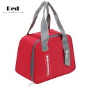 ランチバッグ 保冷バッグ お弁当 500ml 二段お弁当箱 ファスナー付き 縦型 お弁当袋 手提げバッグ サブバッグ マイバッグ ショッピングバッグ 防水 保冷...