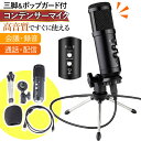 コンデンサーマイク USB式 高音質 ノイズキャンセル ノイズキャンセリング エコー ミュート スタンド ゲーム実況 生放送 生配信 Vtuber TRPG P...