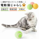 電動猫じゃらしボール 自動 ねこじゃらし おもちゃ ネコ 子猫 玩具 ペット 光る 球体 ストレス解消 運動不足 USB充電 カラフル 安心 遊び道具 LEDラ...
