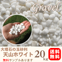 大理石の白玉砂利/天山ホワイト10mm 20kg分(20kg入り×1袋)(栃木メーカーより直送 送料無料)【庭石 砂利 白 ホワイト 白い砂利】【ガーデニング用砂利 庭用砂利 コンクリート目地砂利 園芸砂利】【防犯用】