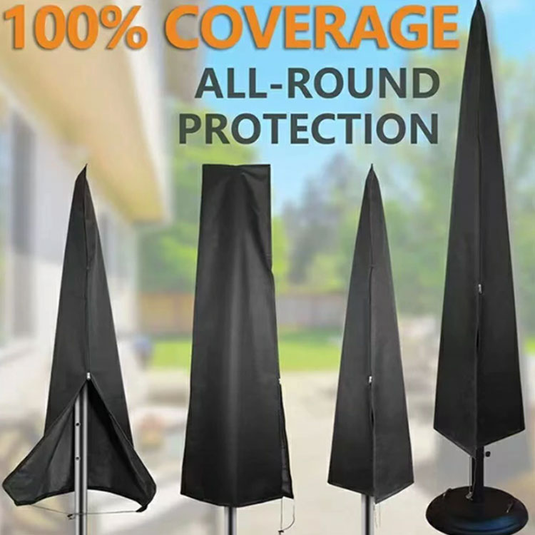 パラソルカバー 2M 戸外UVカット 200 ベージュ ファニチャーカバー 防水 傘カバー ガーデン 大型 屋外..