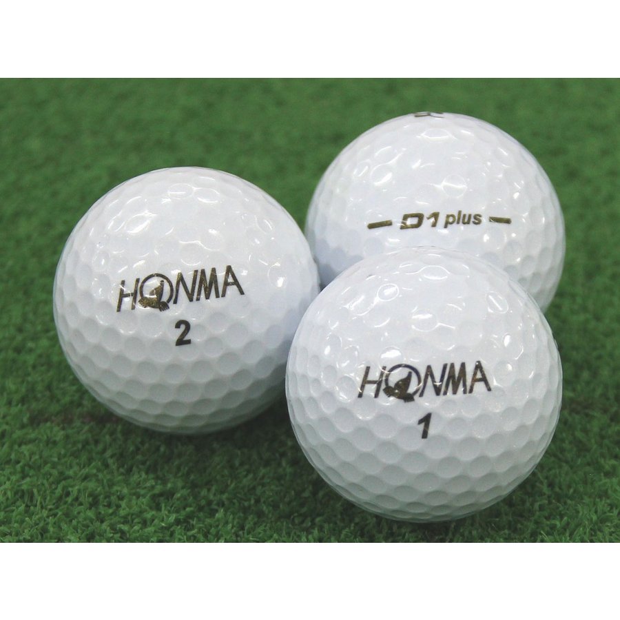【中古】ABランク ホンマ HONMA D1 plus 2019年モデル ホワイト 30個 球手箱 ロストボール