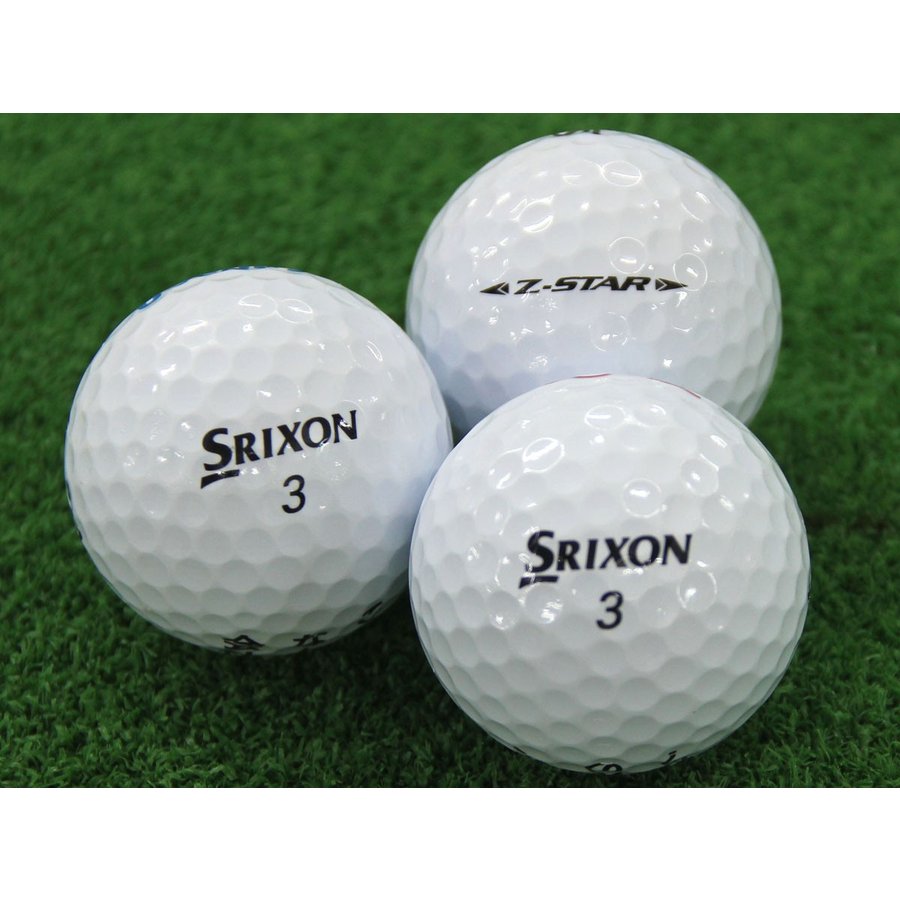 【中古】ABランク スリクソン SRIXON Z-STAR ホワイト 2019年モデル 30個 球手箱 ロストボール