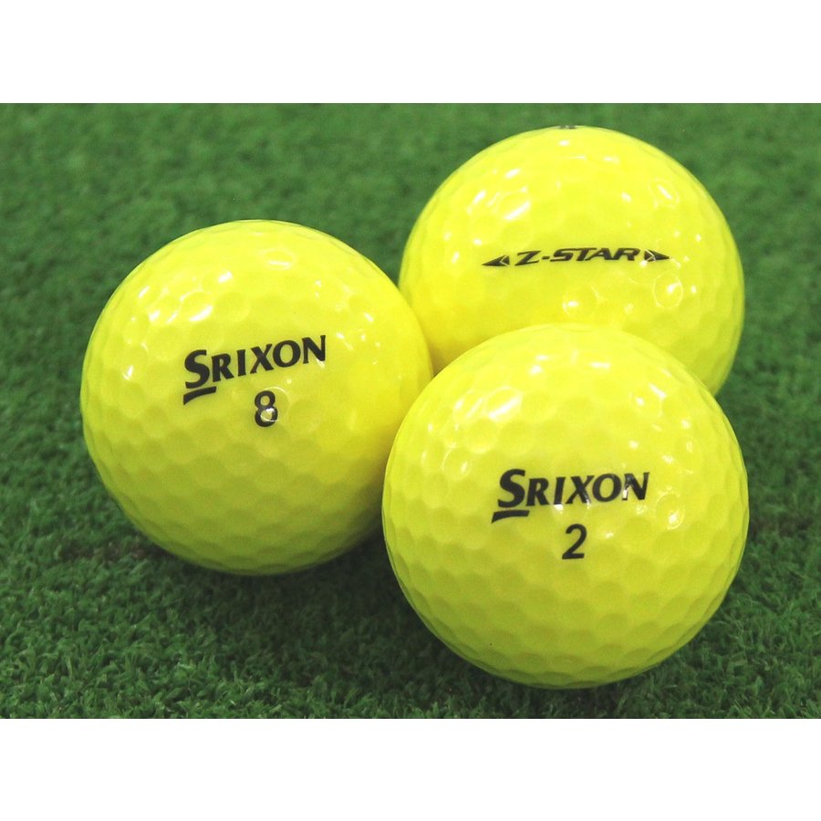 【中古】ABランク スリクソン SRIXON Z-STAR プレミアムパッションイエロー 2019年モデル 20個 球手箱 ロストボール