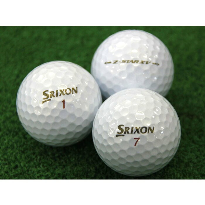 【中古】ABランク スリクソン SRIXON Z-STAR XV プレミアムホワイト 2017年モデル 20個 球手箱 ロストボール