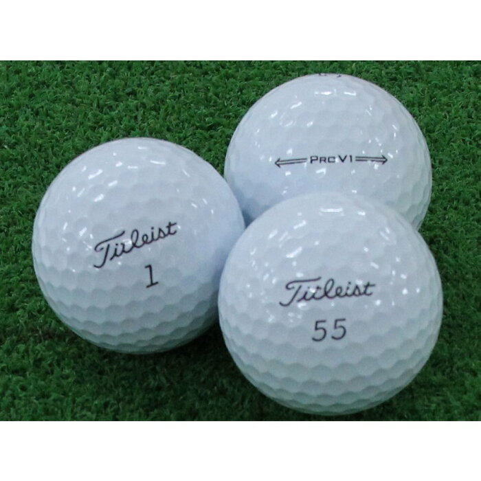 【中古】ABランク タイトリスト Titleist PRO V1 2021年モデル 30個 球手箱 ロストボール