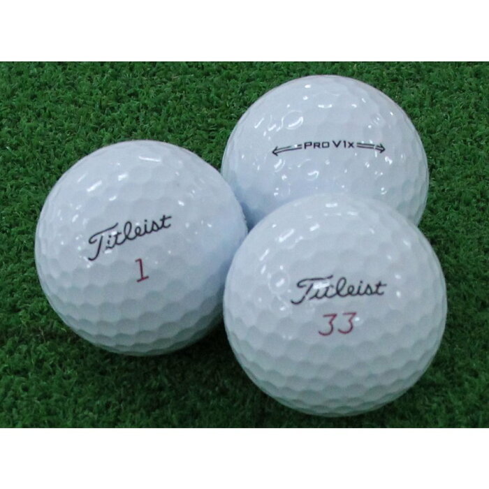 【中古】ABランク タイトリスト Titleist PRO V1x 2021年モデル 30個 球手箱 ロストボール