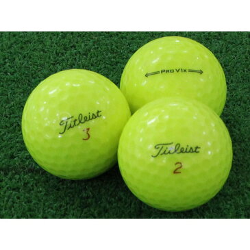 【中古】ABランク タイトリスト Titleist PRO V1x イエロー 2021年モデル 30個 球手箱 ロストボール