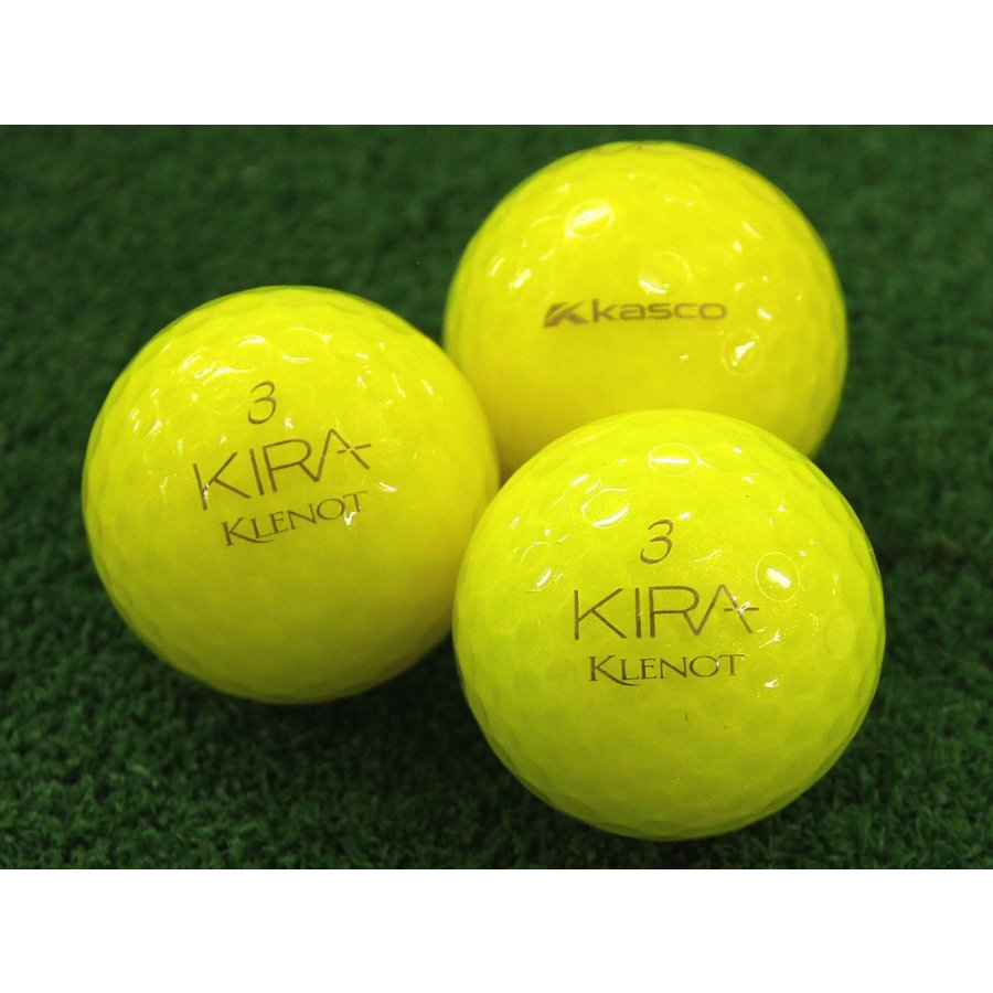【中古】Aランク キャスコ KIRA KLENOT イエローダイヤモンド 2011年モデル 20個 球手箱 ロストボール