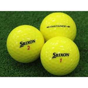 【中古】Aランク スリクソン SRIXON DISTANCE パッションイエロー 2018年モデル 30個 球手箱 ロストボール